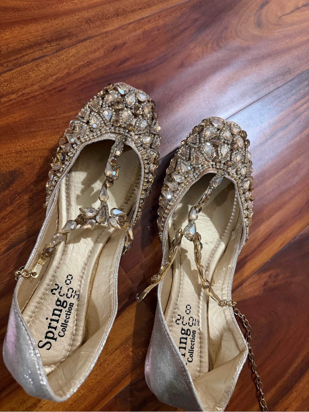 Indian/Pakistani Bridal Flat Shoes Size 8